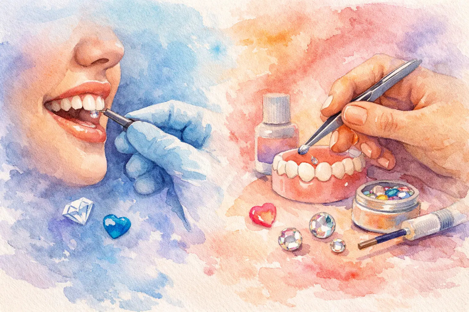 Professional vs DIY Tooth Gems