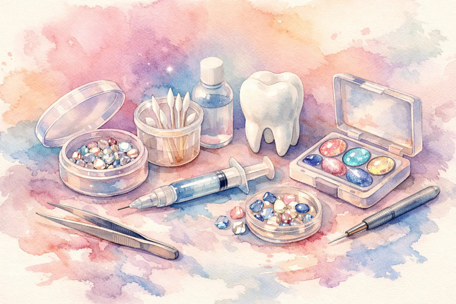 Tooth Gem Kit Materials List for DIY