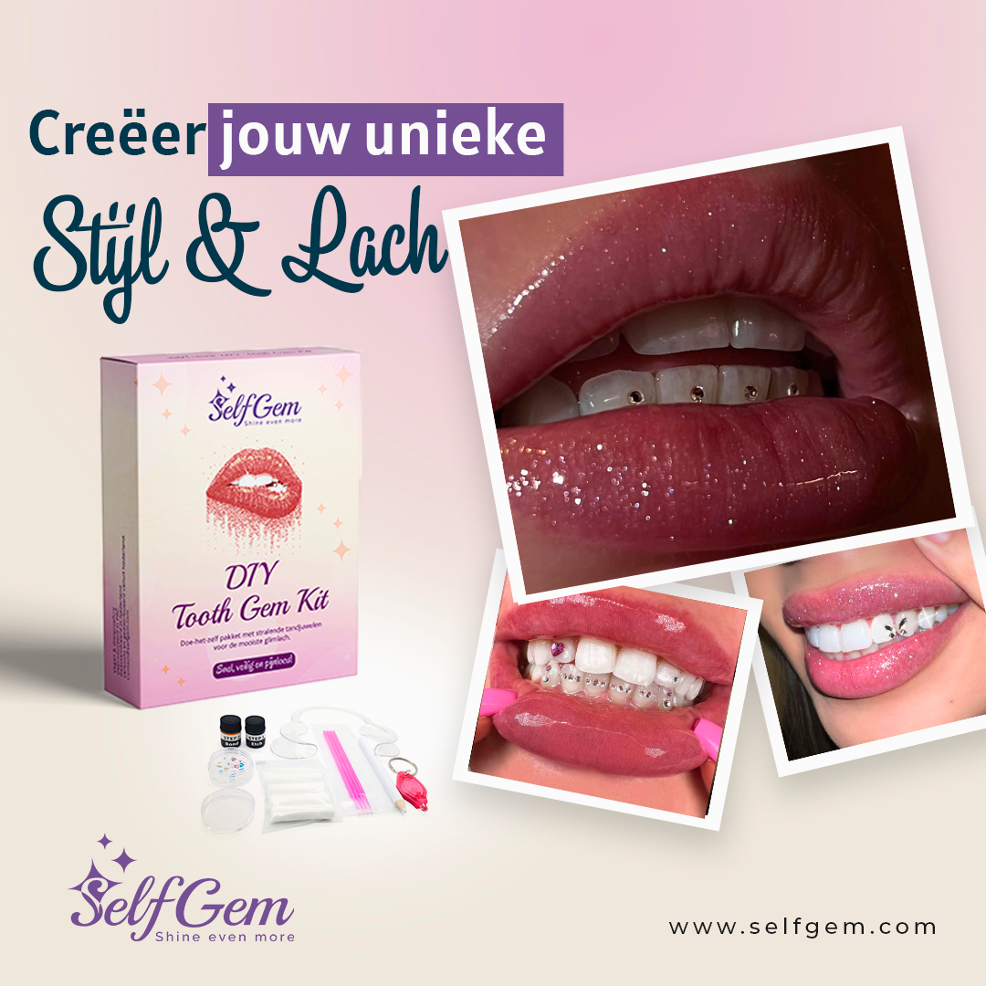 SelfGem™ DIY Tooth Gem Kit | Mix en Match Jouw Tooth Gems