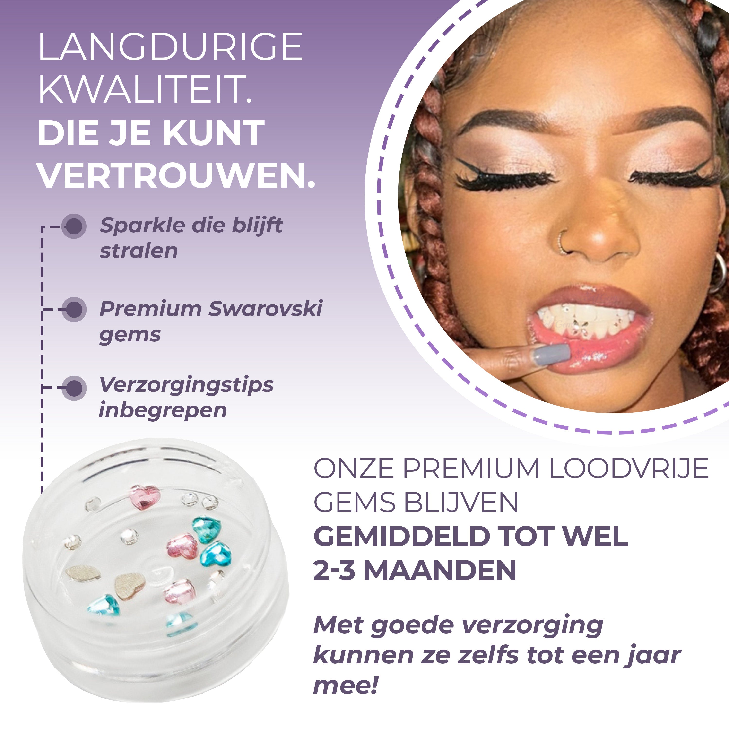 SelfGem™ DIY Tooth Gem Kit | Samenstellen