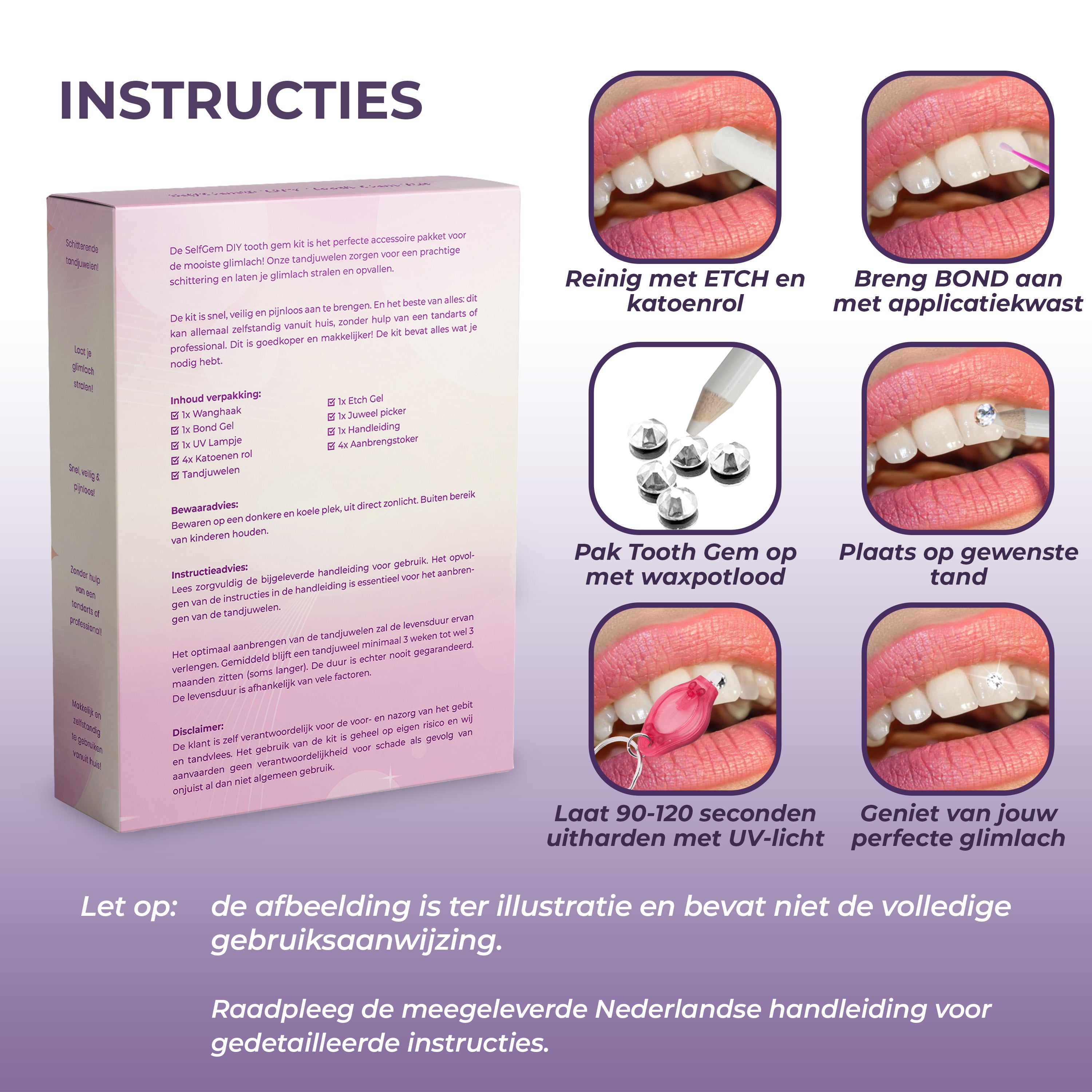 SelfGem™ DIY Tooth Gem Kit | Diamond Set (12 pieces) 