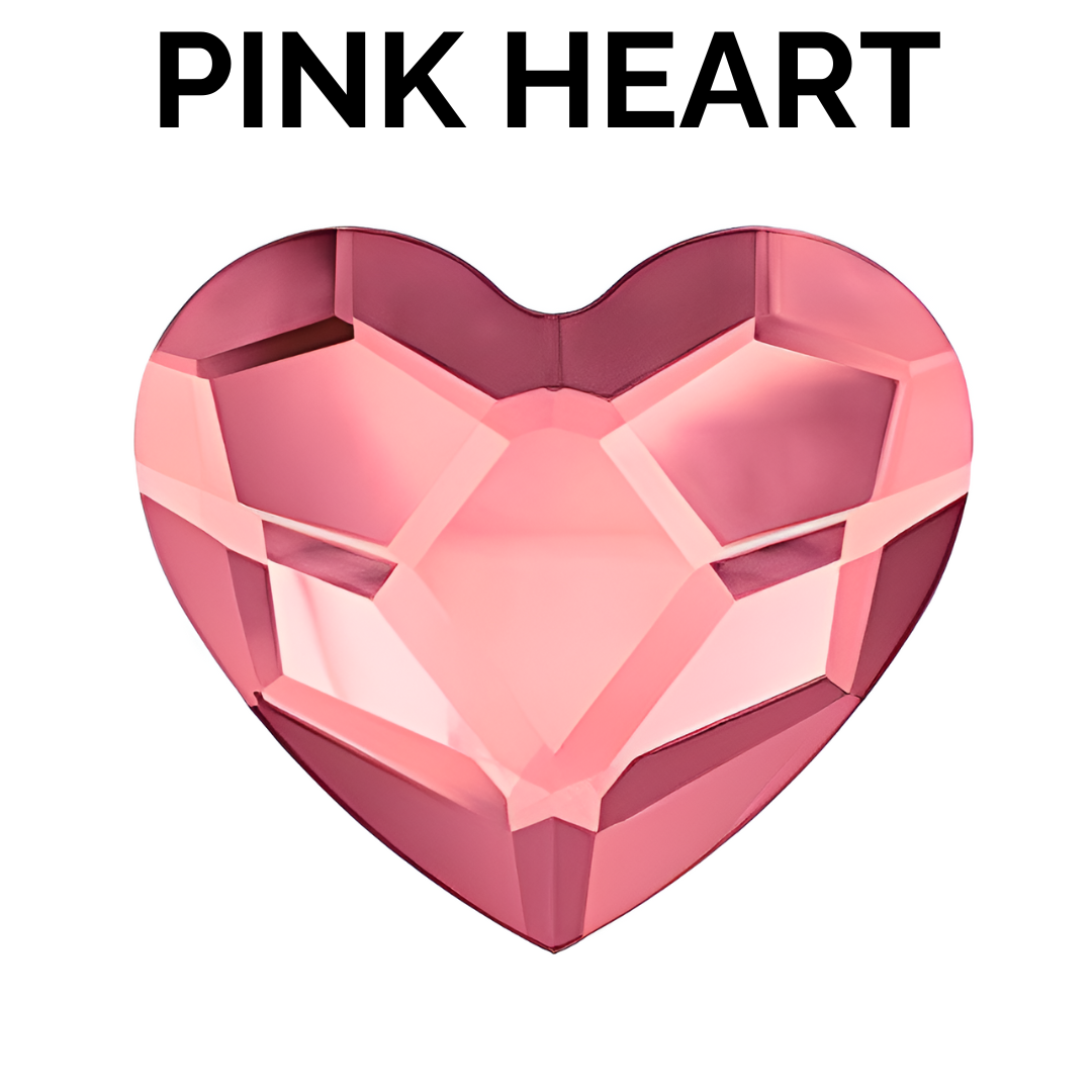Roze Hart Tooth Gem Kit | Swarovski Tooth Gems Voor Zachte Look | SelfGem
