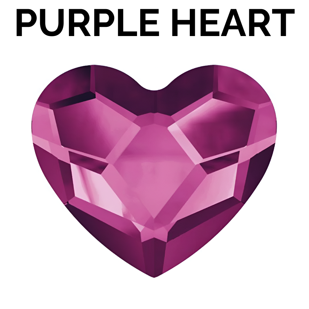  Paars Hart Tooth Gem Kit | Swarovski Tooth Gems Design | SelfGem