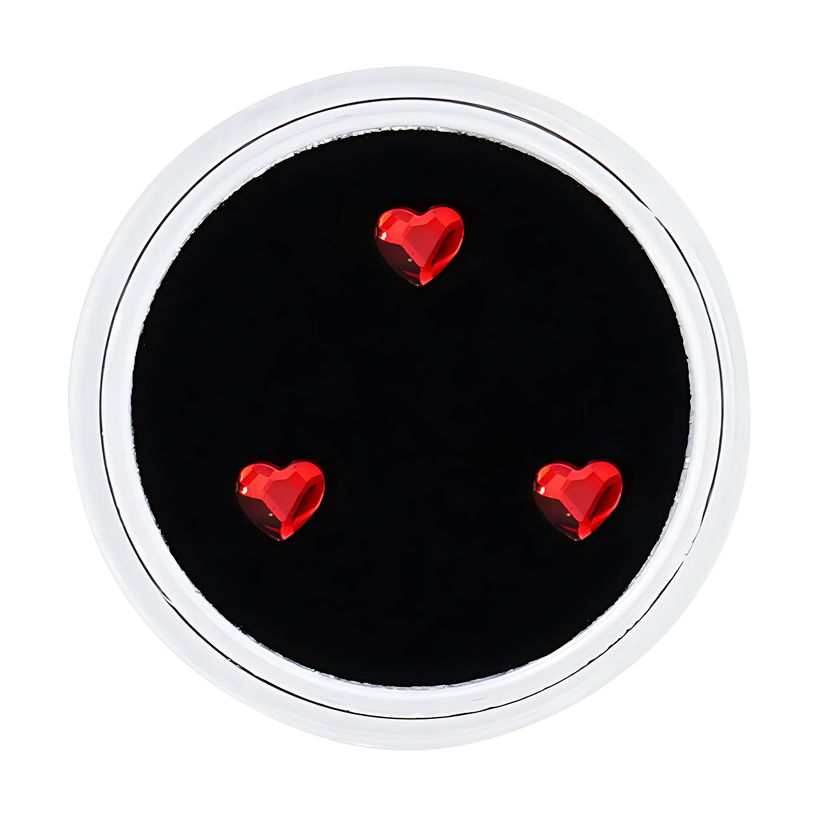  Tooth Gem Kit Rood Hart | Swarovski Tooth Gems Voor Valentijnslook | SelfGem